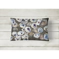 thumbnail image 2 of Carolines Treasures 8789PW1216 Oysters Canvas Fabric Decorative Pillow, 12H x16W, multicolor, 2 of 3
