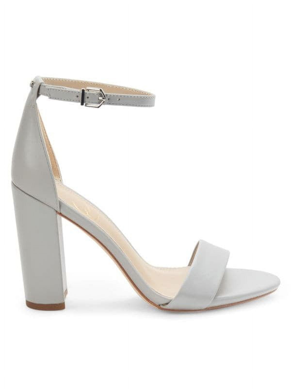 Light grey block heel sandals deals
