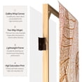 thumbnail image 4 of Red Lantern 6 ft. Tall Ethereal Leaves Room Divider Screen - Freestanding Canvas Panel, 4 of 7