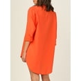 thumbnail image 3 of Blouses pour Femmes à Boutons, Coupe Ample, Manches Longues avec Poche, 3 of 6