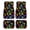Colorful Paw, variant on Pzuqiu Geometric Pattern Auto Mats Waterproof Auto Protection Car Floor Mats, Anti-slip Car Accessories, Fit for Cars SUV Sedans