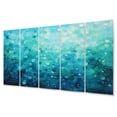 thumbnail image 2 of Designart "Lagoon in Aqua II" Abstract Landscape Wall Art Prints Set, 2 of 5
