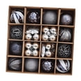 thumbnail image 4 of Adorno colgante de bola navideña para decoración de interiores Gris, 4 of 9