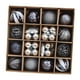 thumbnail image 4 of Adorno navideño de bola, irrompible, decoración para el hogar, accesorios para fotos, colgante navideño Gris, 4 of 9