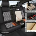thumbnail image 4 of AOMSAZTO Seat Covers Fit for Ford Focus 2009-2018 Car Seat Covers Full Set 5 Seats Faux Leather Waterproof Seat Cushion Protector Compatible Airbag ( 5 Seats, Black&Grey), 4 of 7