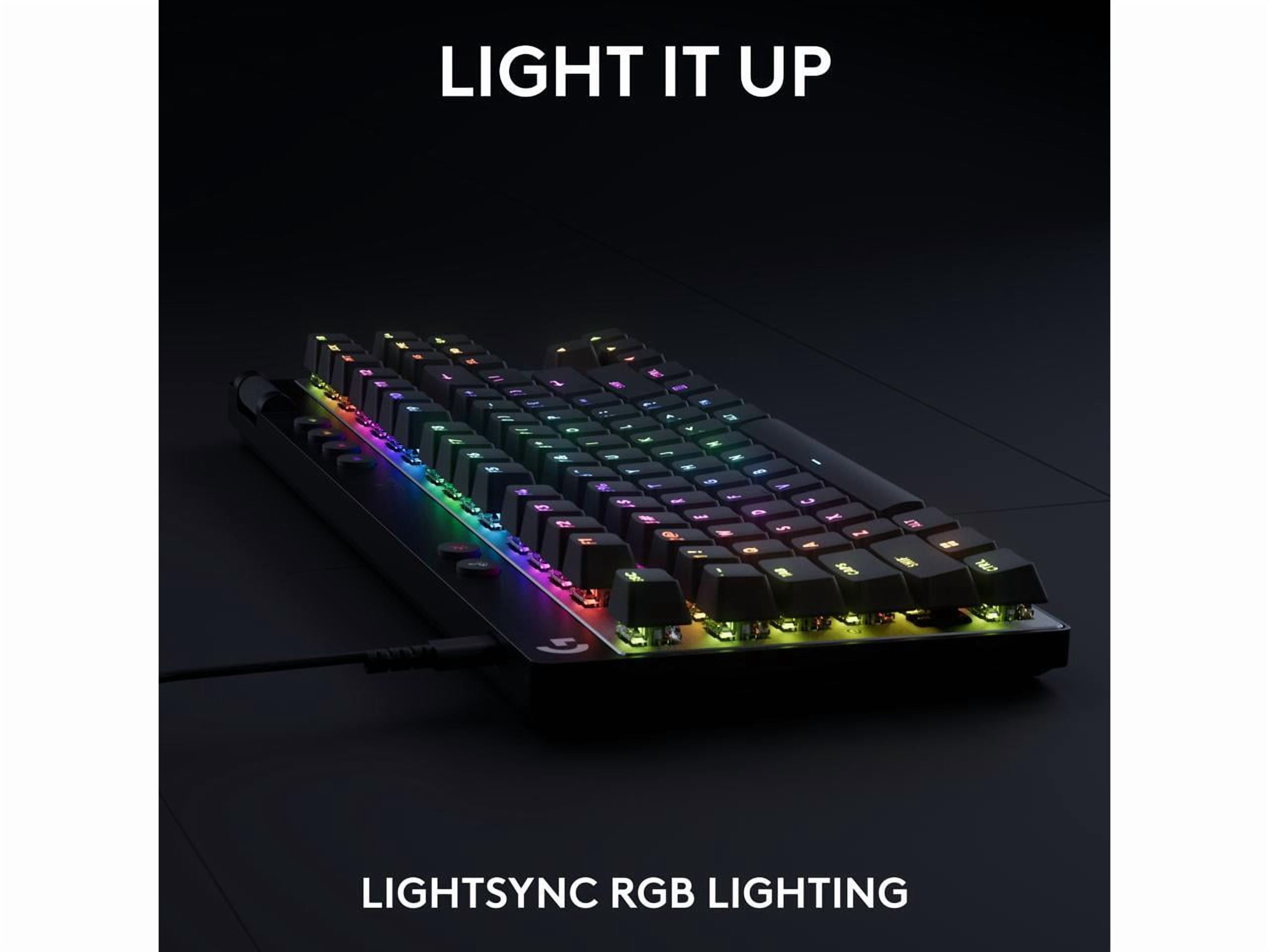 Logitech G PRO X TKL RAPID Tenkeyless Wired Gaming Keyboard With
