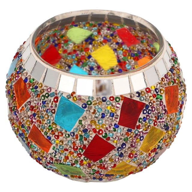 Candlestick Holder, Romantic European Style Fine Workmanship Decorative Glass Candle Holder For Home