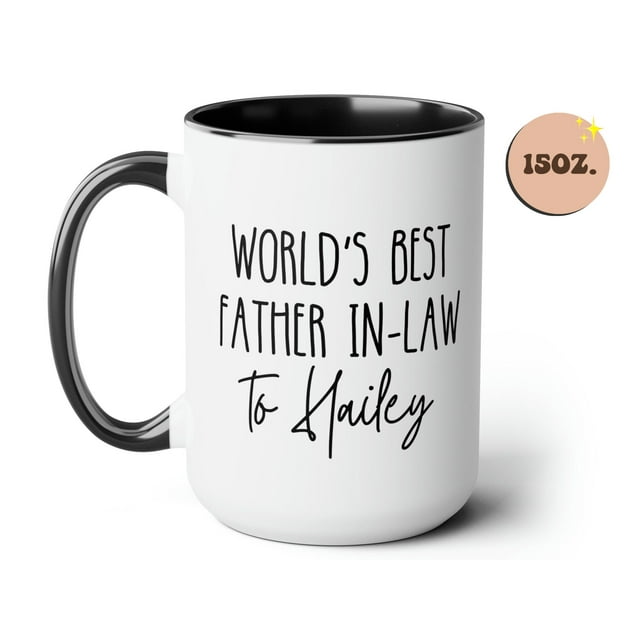 Personalized Father In Law Coffee Mug, Fathers Day Gift, Dad Gift For FIL, Father In Law B - As Picture - 11Oz