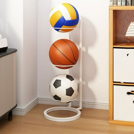 Wildhorse 3 Tiers Ball Rack Children Basketball Storage Rack For