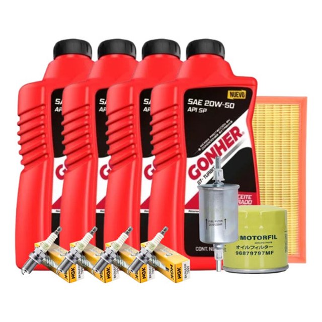 Kit De Afinacion Astra 2004 2.4 20w50 Gonher Bujia Platino