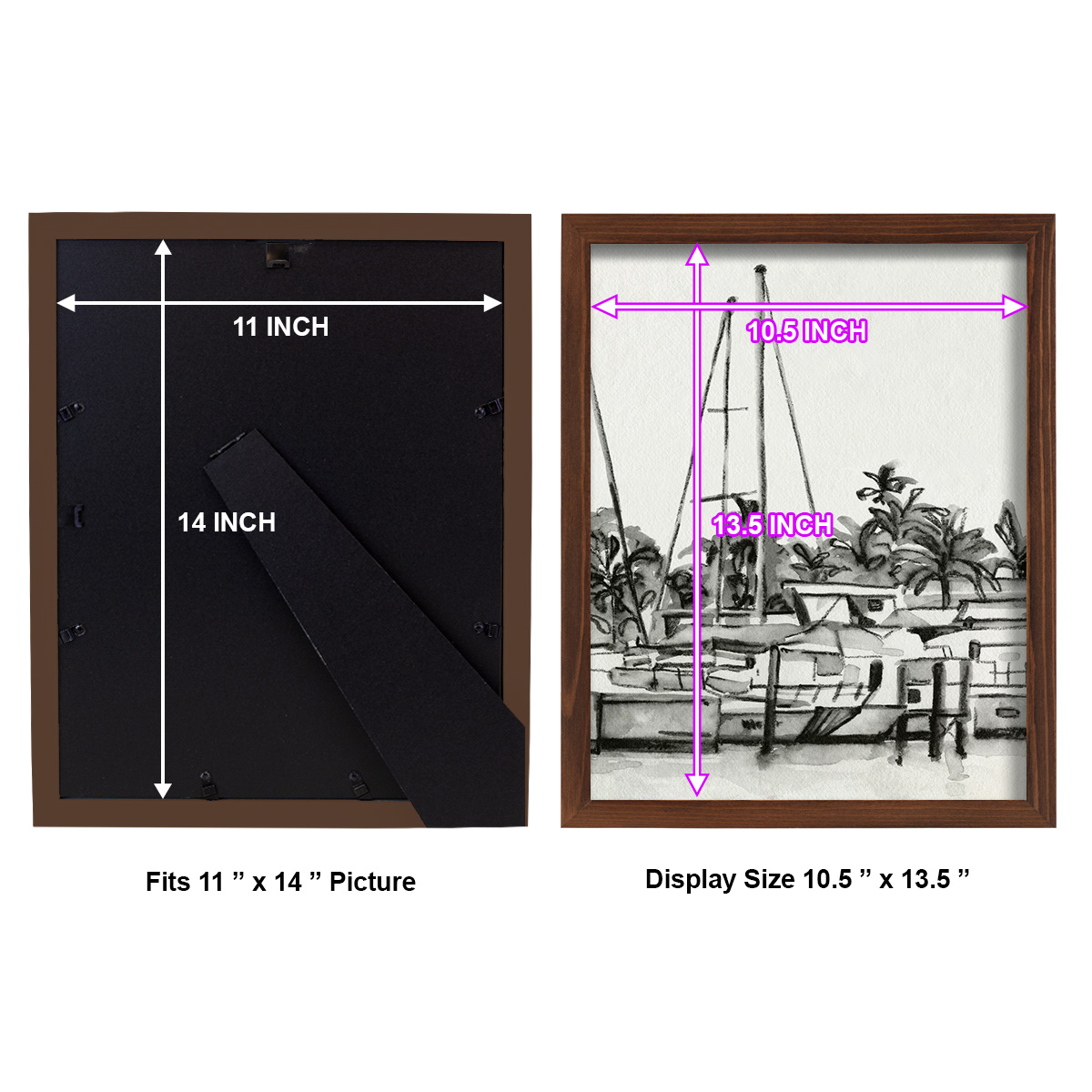 Neutral Tropics IV - Framed Print w/glass - Chestnut