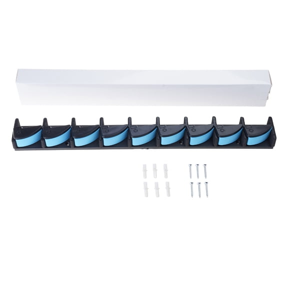 Wall Mounted Fishing Rod Holder Fishing Poles Vertical Support Rack Wall Mounted Storage Rack Holds 9 Fishing Rod