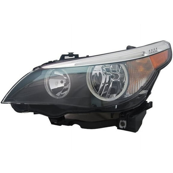 Left Headlight Assembly - Compatible with 2004 - 2007 BMW 530i Sedan 2005 2006