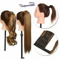 thumbnail image 5 of Benehair Clip in Ponytail Extensions for Women Wrap Around Long Thick Straight Curly Hairpiece, 5 of 13