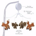 thumbnail image 2 of Bedtime Originals Sleepytime Bear & Fox Musical Baby Crib Mobile Soother Toy, 2 of 8