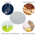 thumbnail image 3 of Almohadilla de alimentación para mascotas de silicona, almohadilla de cuenco lavable antideslizante redonda, almohadilla de alimentación impermeable para dieta de agua potable, 3 of 6