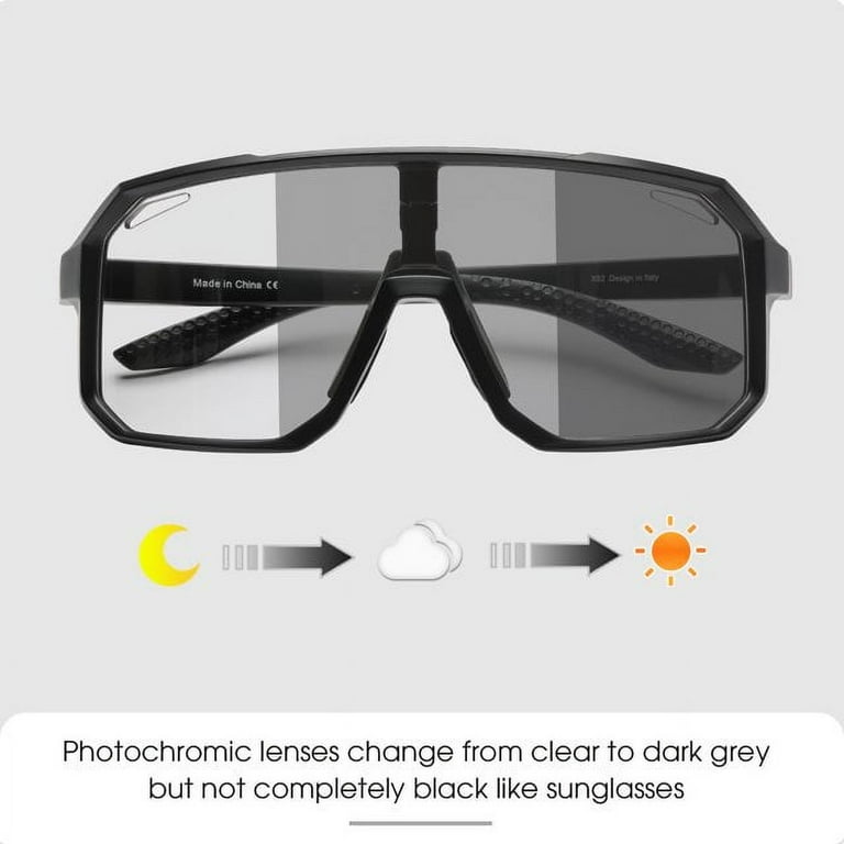 Photochromic bike sunglasses hotsell