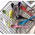 thumbnail image 4 of Cucharas de sopa de cerámica de 5 Cucharas de porcelana para café, té, juego de 8 (colores variados), 4 of 5