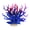 blue purple, variant on Coral Reef Decor, Decorations Of Fake Lifelike For Water Tank Scenery Simulated For Sea View Decoration, Resin Coral Statue, Beach/Coastal Themed Cabinet Shelf Tabletop Decor