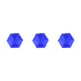 thumbnail image 1 of Guardoinrt Protection Solaire Maximale Parasols Rotatifs avec Baldaquin Réglable Pliant Bleu Foncé 3Set, 1 of 6