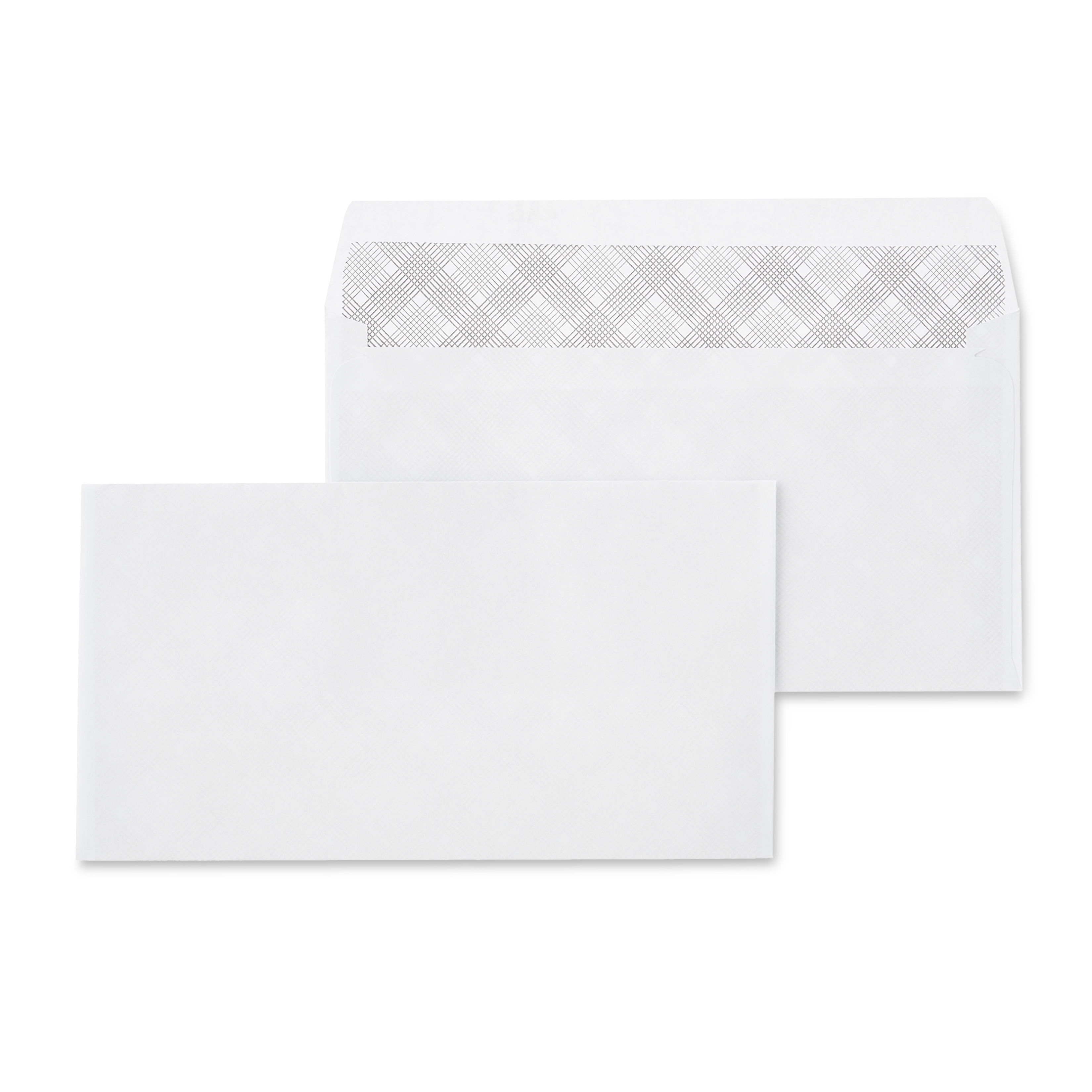 (10 pack) PEN + GEAR #6 Privacy Tint Gummed Envelopes, White, 3.63 in x 6.5 in, 100 Count