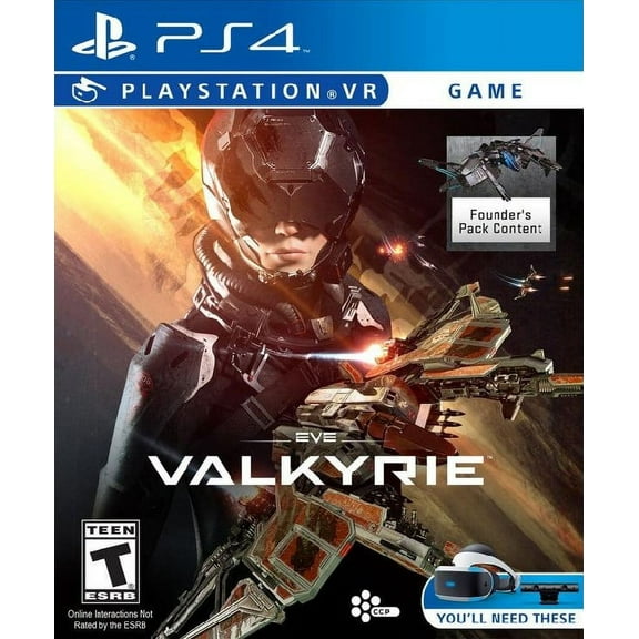Restored Eve: Valkyrie (Playstation 4, 2016) Shooter Game (Refurbished)