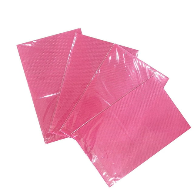 Yuarrent Forro para refrigerador de 16 piezas, alfombrilla recortable para armario, estantería, alfombrillas impermeables, accesorio para el hogar, Suministros de limpieza para el hogar Rosa Rosa Yuarrent HA066831-08