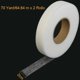 thumbnail image 5 of 2 rollos de cinta para dobladillo, cinta autoadhesiva para planchar de 70 yardas, cinta para dobladillo de 64 m * 20 mm para ropa, pantalones, jeans (blanco), 5 of 5