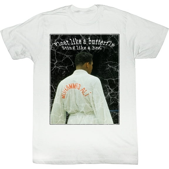 Muhammad Ali Champ White Adult T-Shirt