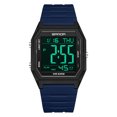 thumbnail image 6 of Digital Watches for Men Women Waterproof Unisex Digital Sports Watch Square Stopwatch Countdown Alarm Analog Silicone Strap Transparent Case Wristwatch, 6 of 6