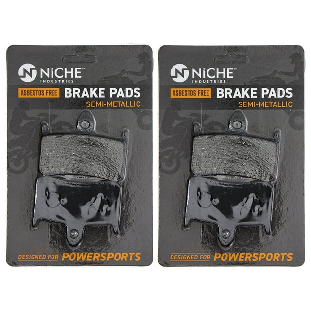Niche Front Brake Pad Set for Honda CB900F Semi-Metallic Motorcycle 2 Pack 519-KPA2463D