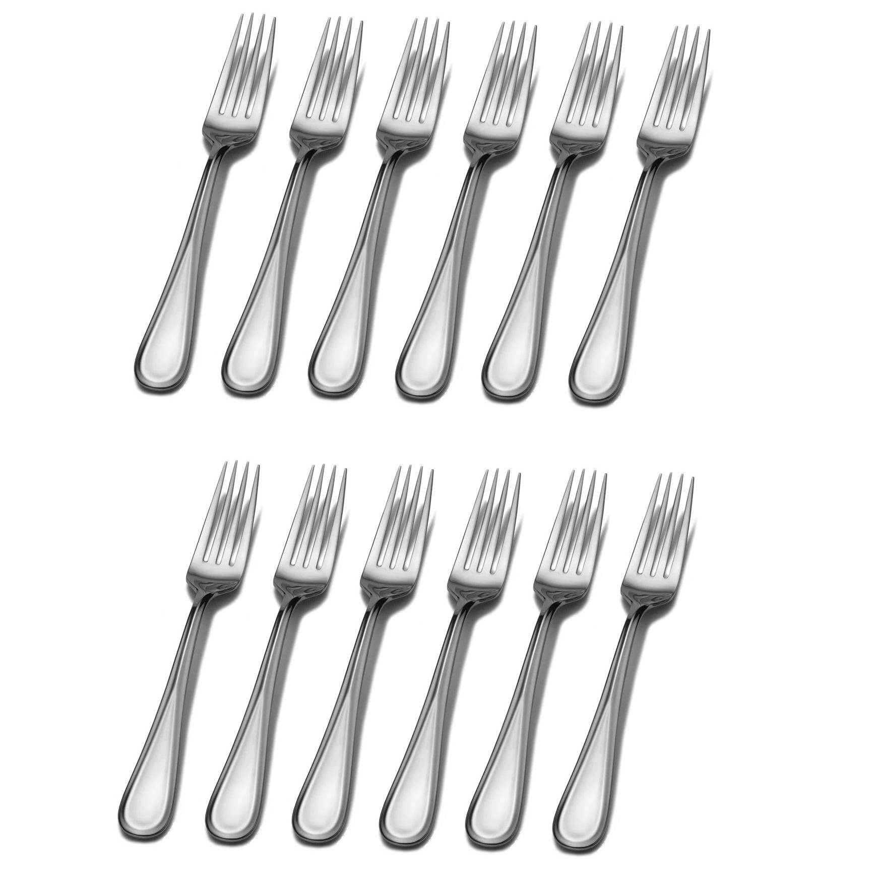 8 Inches MCIRCO 18/10 Heavy-duty Stainless Steel Dinner Forks Set of 8 Dinner Forks 