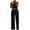 Black, variant on New Years Eve Romper Linen Blend Jumpsuit Pants Jumpsuit Women Womens Denim Rompers Jumpsuit Jumpsuit Outfit Wedding Guest Girls Interview Suit Wedding Jumpsuits for Women Lace Ripple Romper