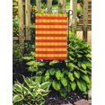 thumbnail image 2 of POGLIP Yellow Green Red Tartan Plaid Abstract Checkered Pattern for Garden Flag Decorative Flag House Banner 12x18 inch, 2 of 2