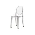 thumbnail image 1 of Chaise de Salle à Manger Empilable Transparente Casper (Lot de 2), 1 of 4