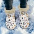thumbnail image 2 of Psesaysky Cute Cats Print Snow Boots for Women Girls Cat Lovers Slip-on Fashion Wear-Resistant Ankle Boots Size 6-12, 2 of 7