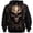 A-Khaki1134, variant on XIAONU Mens Skull Graphic Print Hoodie Oversized Front Pocket Night Out Long Sleeve Pullover Top
