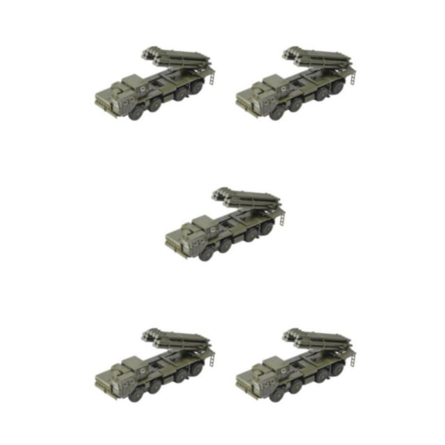 Ruiboury Modèle de Lanceur de Fusée 1:72 Véhicule Assemblage Jouet Modèles Jouet de Collection Style A 5Ensemble