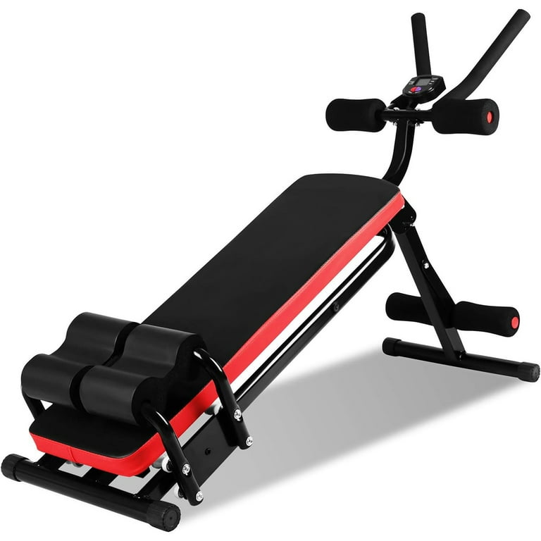 bigzzia Foldable Ab Machine, Abdominal Exercise Machine
