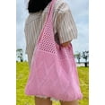 thumbnail image 3 of Kukuzhu Women's Crocheted Tote Bag Knitted Hobo Beach Bag Aesthetic Handmade Shoulder Handbag Cute Purse Travel Shopper, 3 of 4