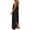 Black, variant on Backless Cami Dresses for Women,Cami Backless Sleeveless Side Split Lounge House Dress Long Sundress with Back Tie Gray M