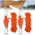 thumbnail image 6 of Reflective Adjustable Tent Guyline with Toggle - 2-Pack Waterproof Camping Rope for Canopy, Kayak, and Outdoor Use(1Set, B), 6 of 7