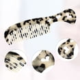 thumbnail image 6 of Unique Bargains 1 Pcs Women Heart Style Handheld Wide Tooth Comb for Curly Thick Straight Hair Tortoiseshell, 6 of 6