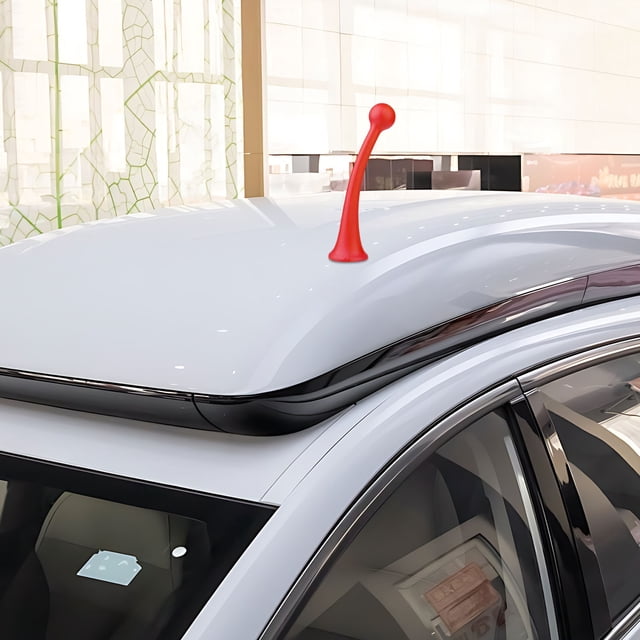 BAOPAI 3D Cute Antenna Car Roof Stickers - Scratch Resistant Protective Decorative Accent Easy to Apply for Vehicles Laptops Motorcycles