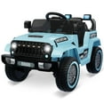 thumbnail image 3 of BeesClover 12V Kids Ride On Truck Car, Battery Powered Electric Vehicles with Remote Control, Spring Suspensions, 3 Speeds, LED Lights, Music, MP3, Ride On Toy Car for Children Toddles Boys Girls, 3 of 6