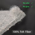 thumbnail image 3 of shiyou-Non Slip Rug Pad 2x4 Feet Carpet Padding, Under Rug Padding Cushioned for Hardwood Floors, Thick Felt Cushion Carpet Pads for Area Rugs Non Skid Backing Runner Rug Mat, 3 of 4