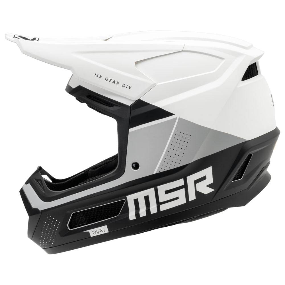 MSR™ Mav Sensor Dirt Bike Motocross Helmet w/ MIPS XX-Large Matte White/Black