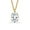Oval Zirconia Necklace, variant on Charmsy Gold Plated Heart CZ Pendant Chain Necklace for Women 18 Inches