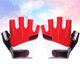 thumbnail image 3 of 1 par de guantes de ciclismo transpirables y antideslizantes, guantes deportivos de medio dedo, talla XL (rojos), 3 of 5