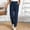 Navy, variant on JUSLIO Linen Pants for Women Loose Casual Drawstring Elastic Waist with Pockets Pants